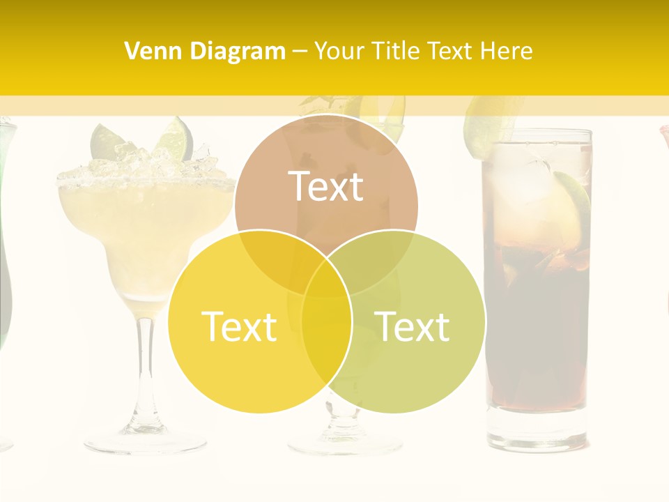 Mixing Frozen Rum PowerPoint Template