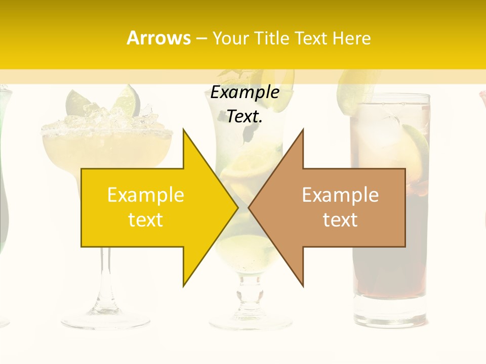 Mixing Frozen Rum PowerPoint Template