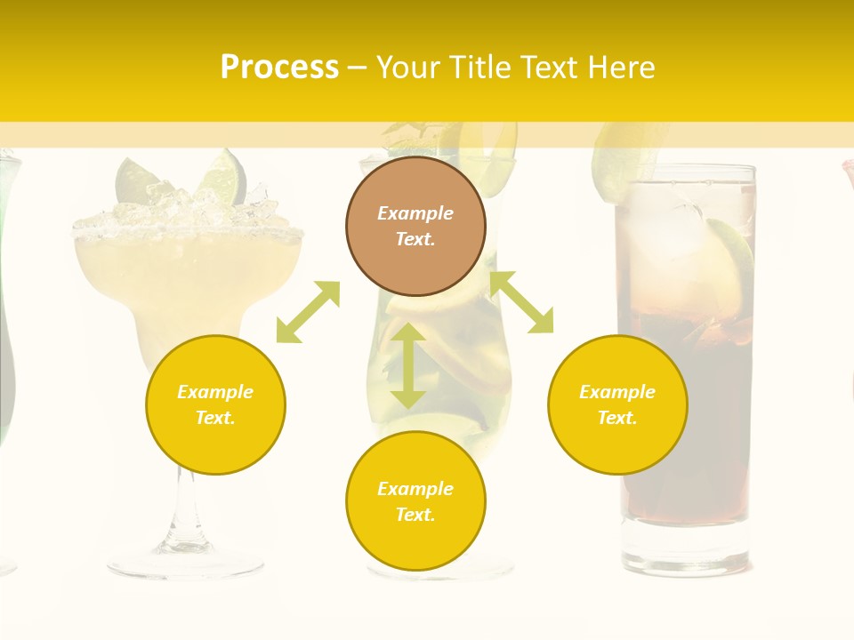 Mixing Frozen Rum PowerPoint Template