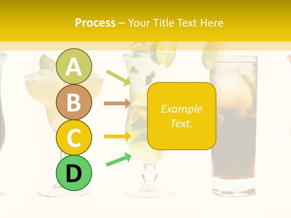 Mixing Frozen Rum PowerPoint Template