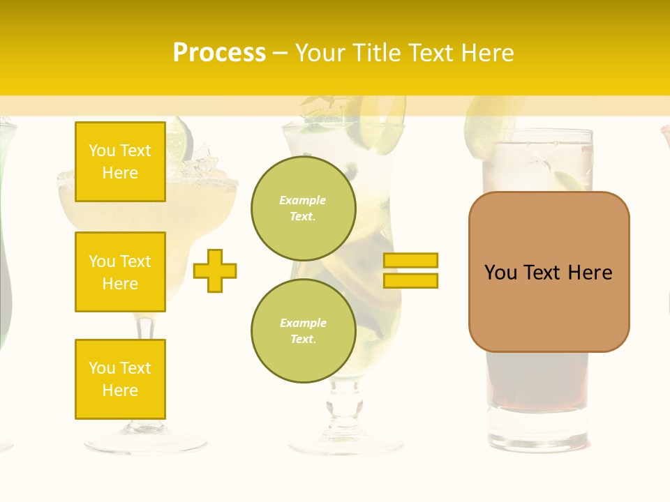 Mixing Frozen Rum PowerPoint Template