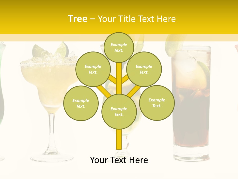 Mixing Frozen Rum PowerPoint Template
