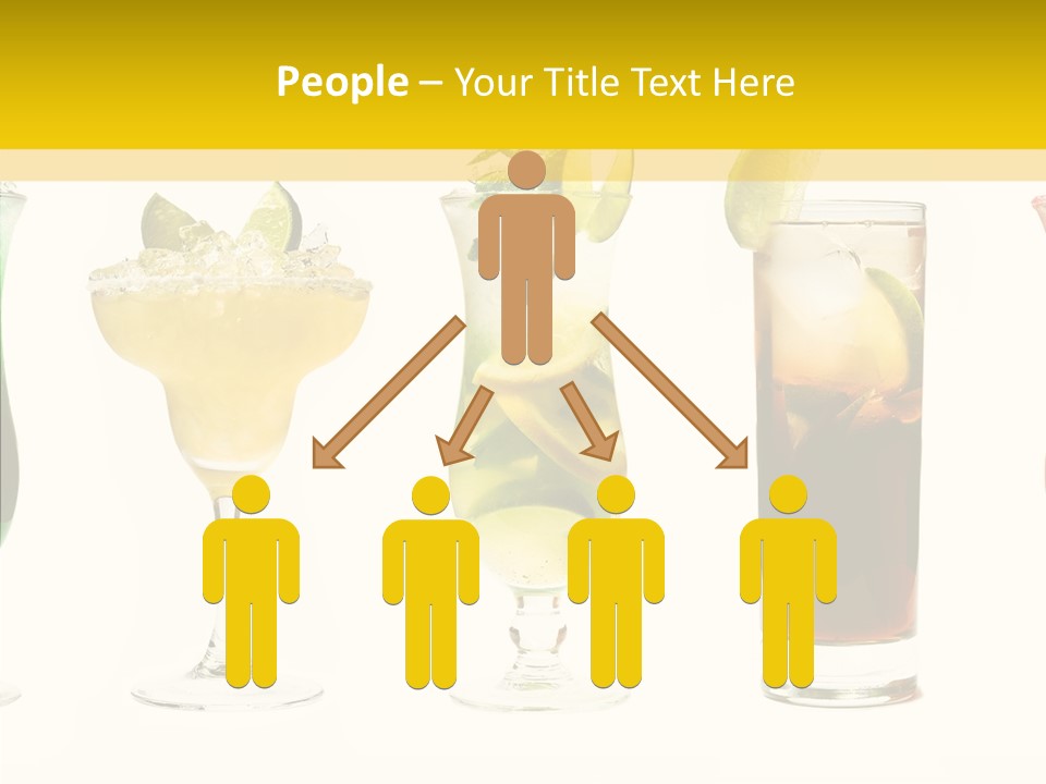 Mixing Frozen Rum PowerPoint Template