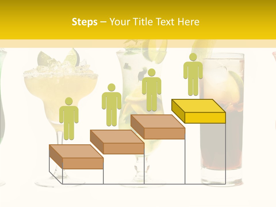 Mixing Frozen Rum PowerPoint Template