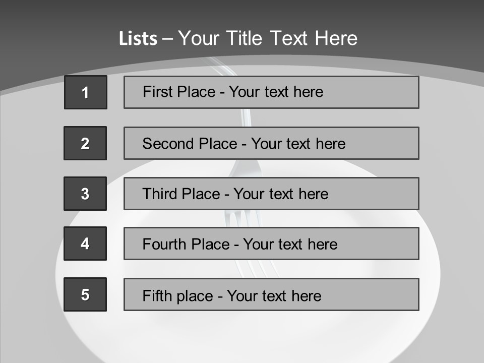 Diner Question Cooking PowerPoint Template