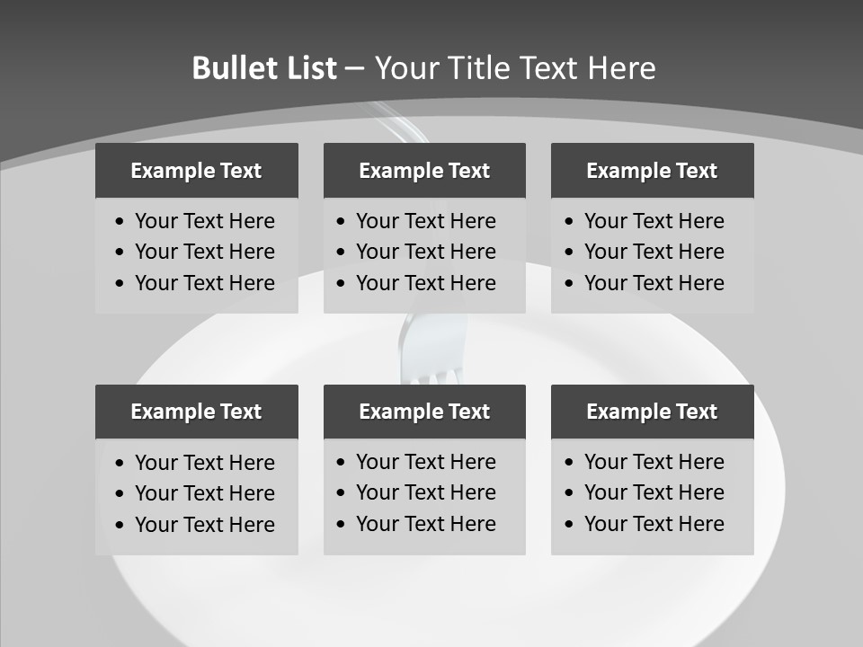 Diner Question Cooking PowerPoint Template