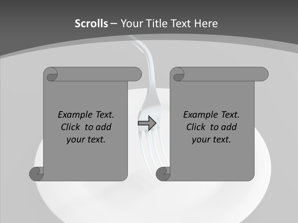 Diner Question Cooking PowerPoint Template
