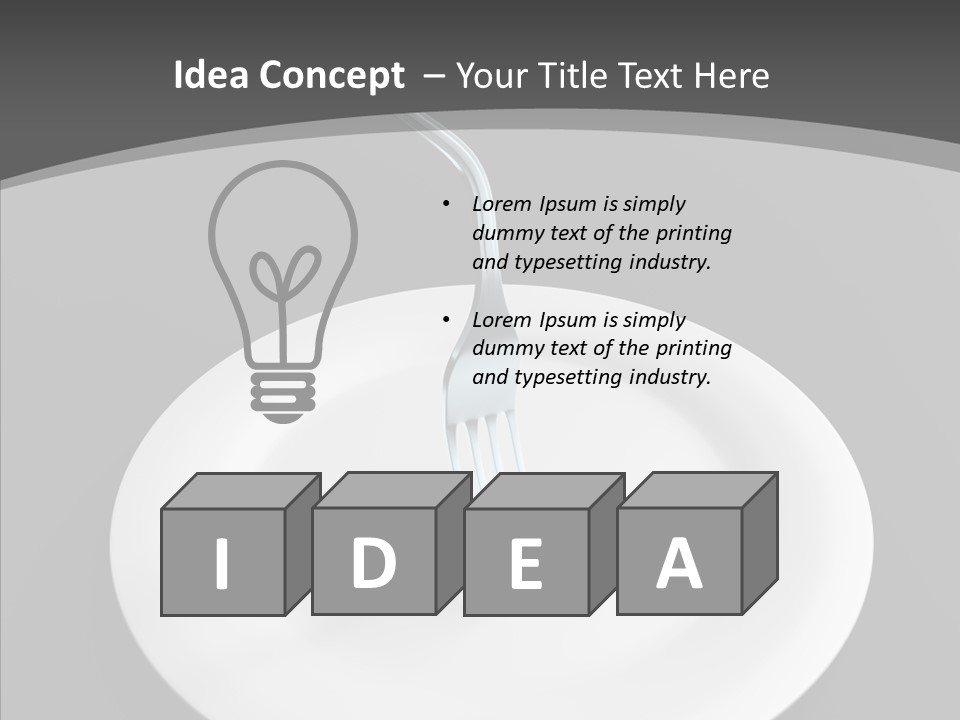 Diner Question Cooking PowerPoint Template