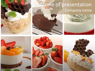 Herb Leave Cream PowerPoint Template