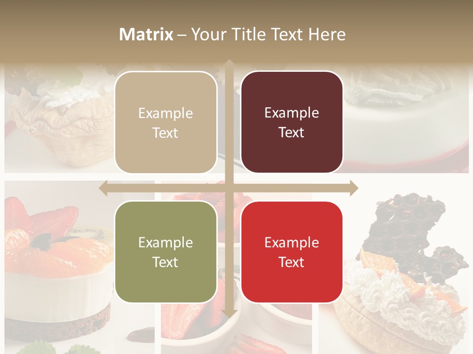 Herb Leave Cream PowerPoint Template