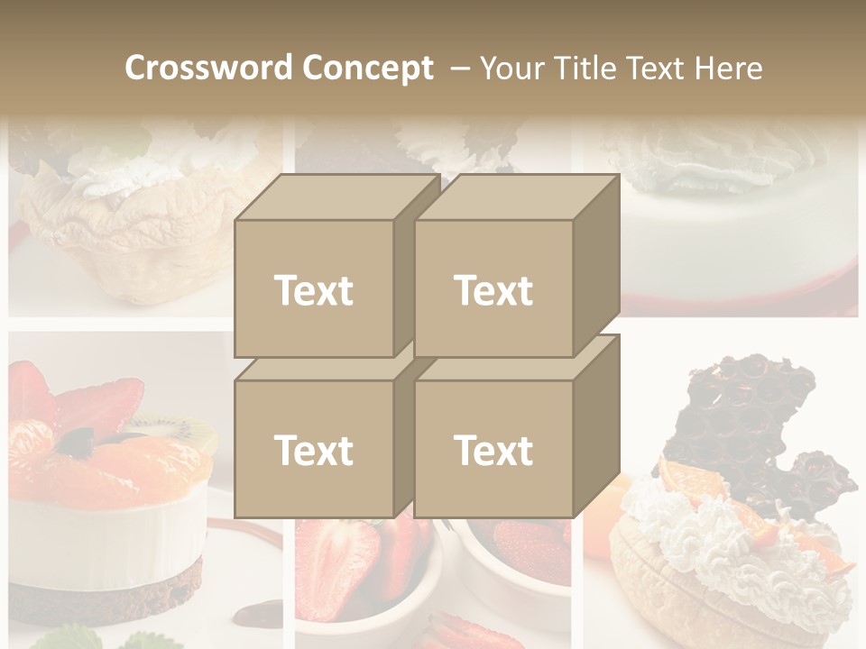 Herb Leave Cream PowerPoint Template