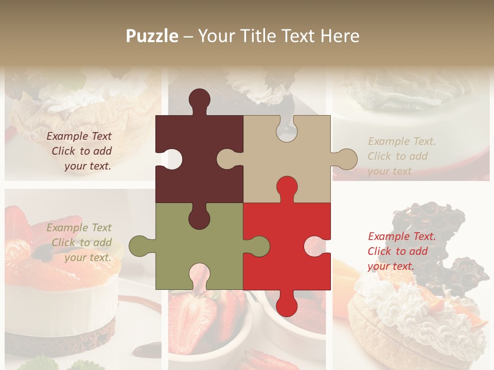 Herb Leave Cream PowerPoint Template