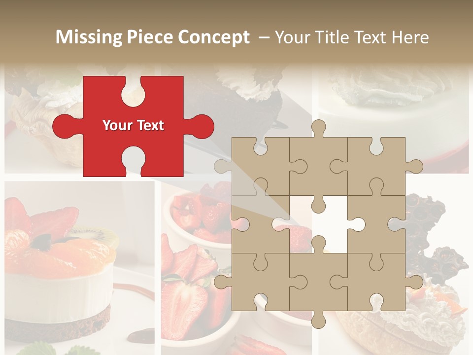 Herb Leave Cream PowerPoint Template