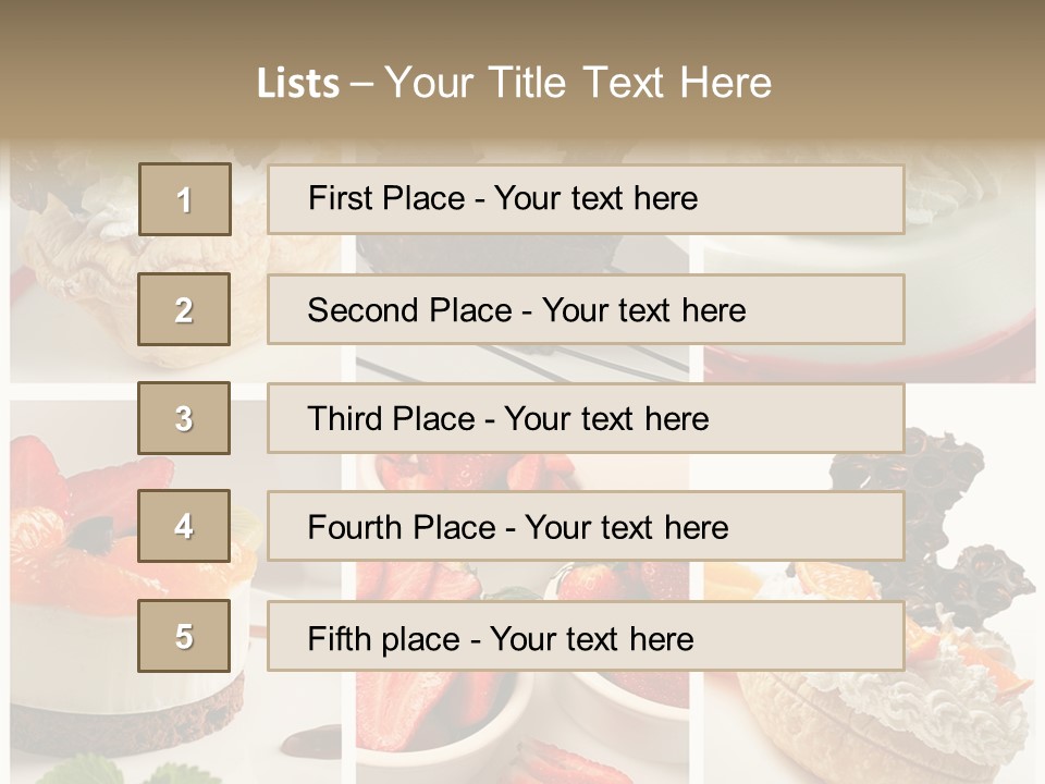 Herb Leave Cream PowerPoint Template