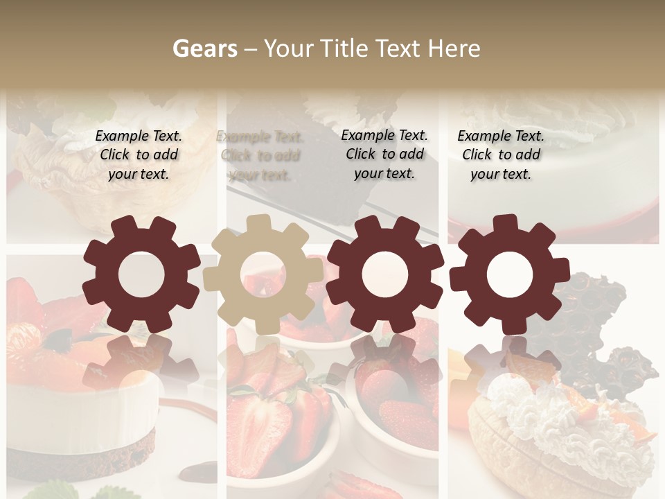 Herb Leave Cream PowerPoint Template