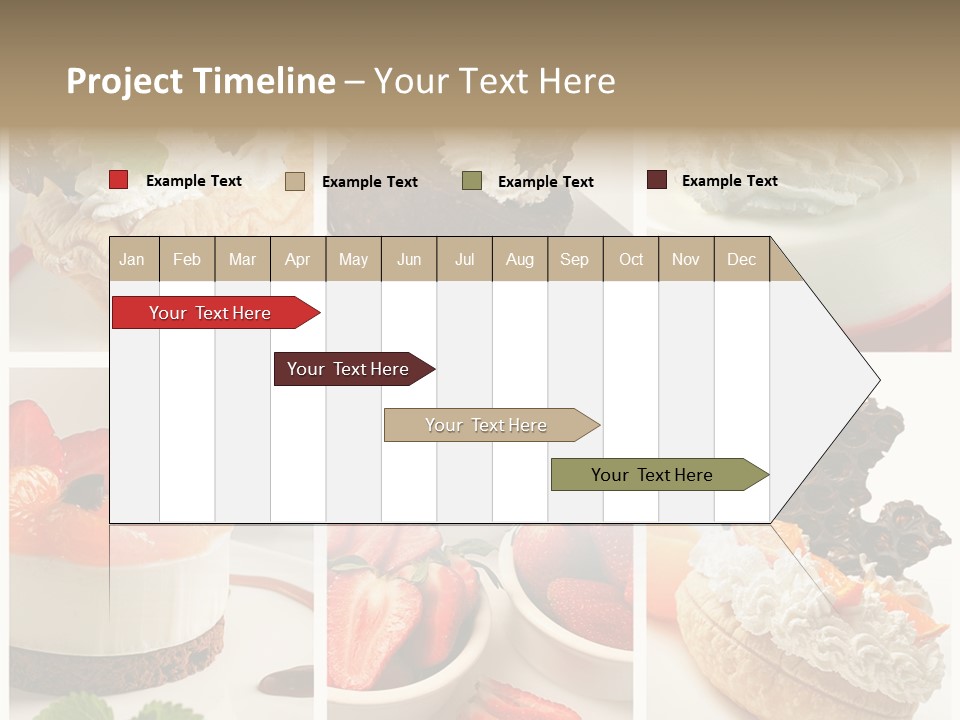Herb Leave Cream PowerPoint Template