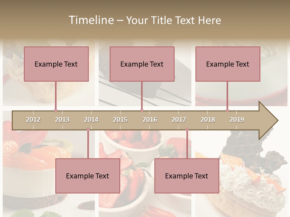 Herb Leave Cream PowerPoint Template