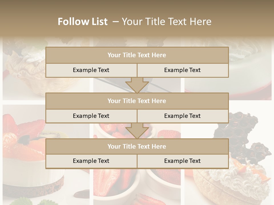 Herb Leave Cream PowerPoint Template