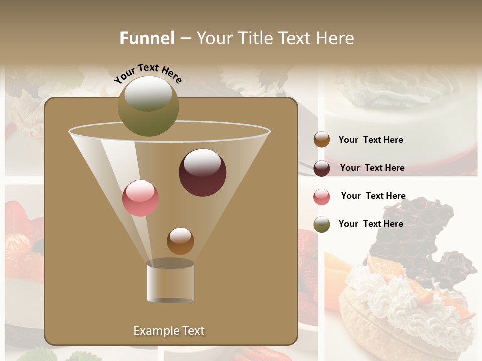 Herb Leave Cream PowerPoint Template