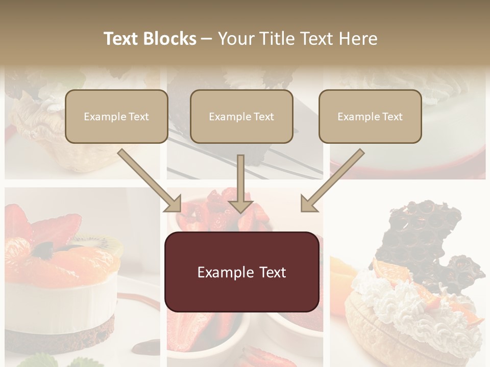 Herb Leave Cream PowerPoint Template
