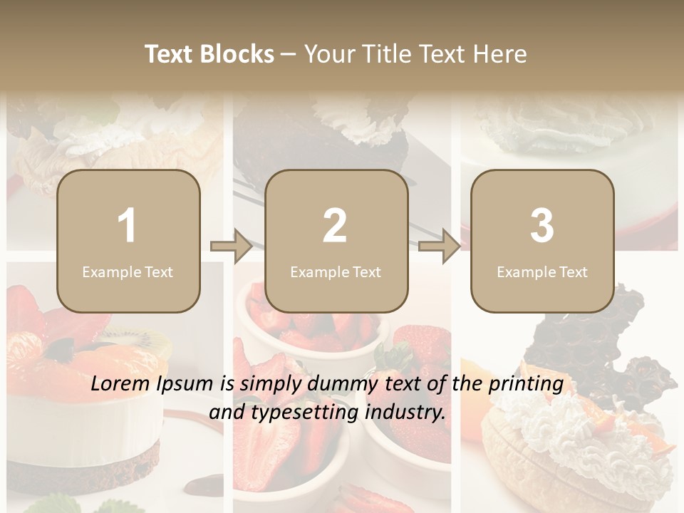 Herb Leave Cream PowerPoint Template