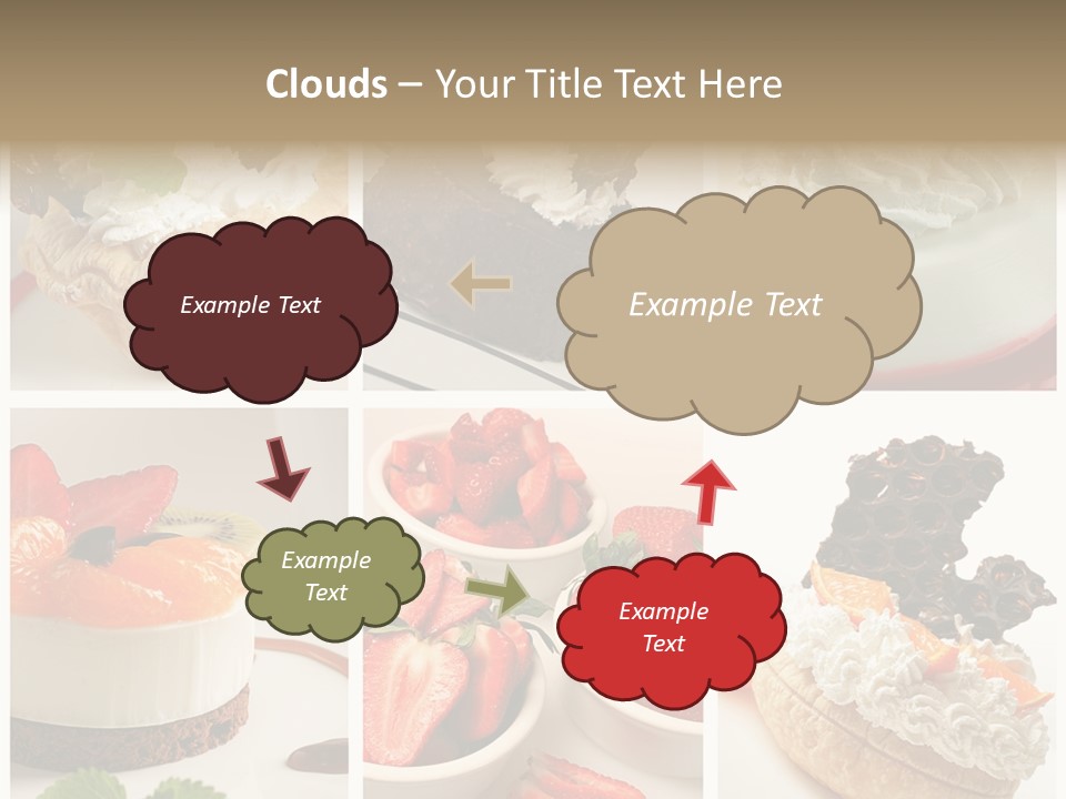Herb Leave Cream PowerPoint Template