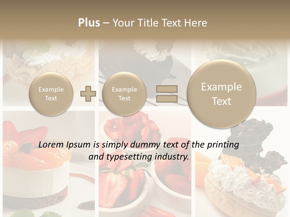 Herb Leave Cream PowerPoint Template