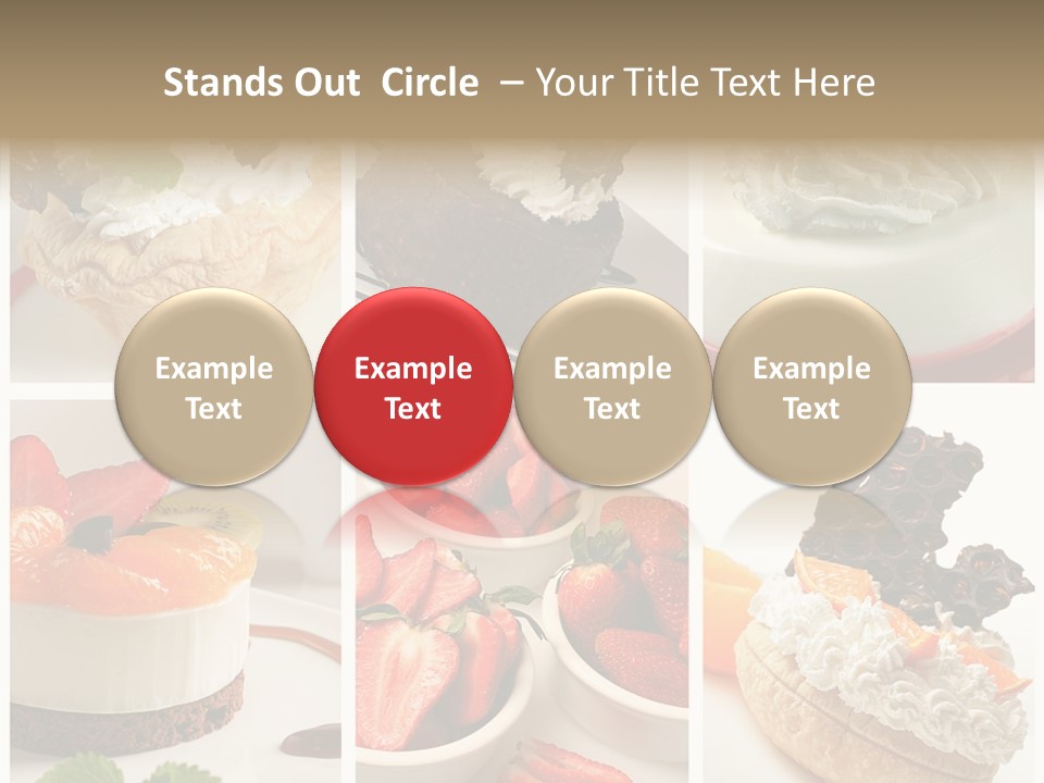 Herb Leave Cream PowerPoint Template