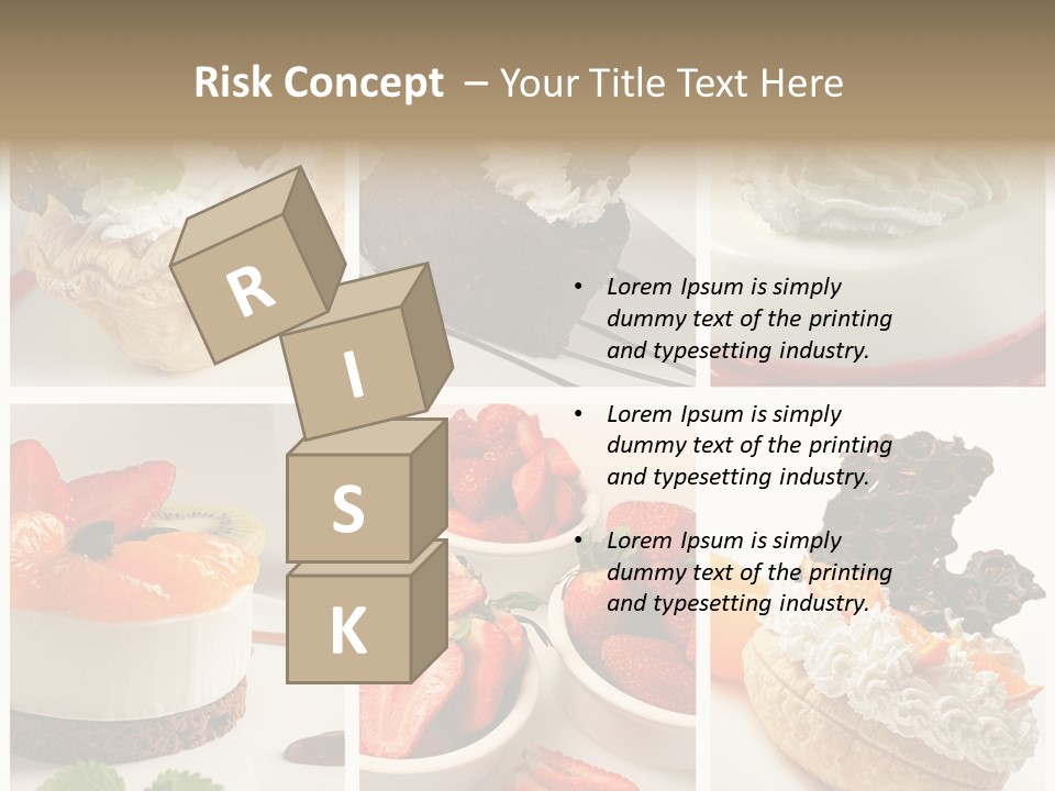 Herb Leave Cream PowerPoint Template