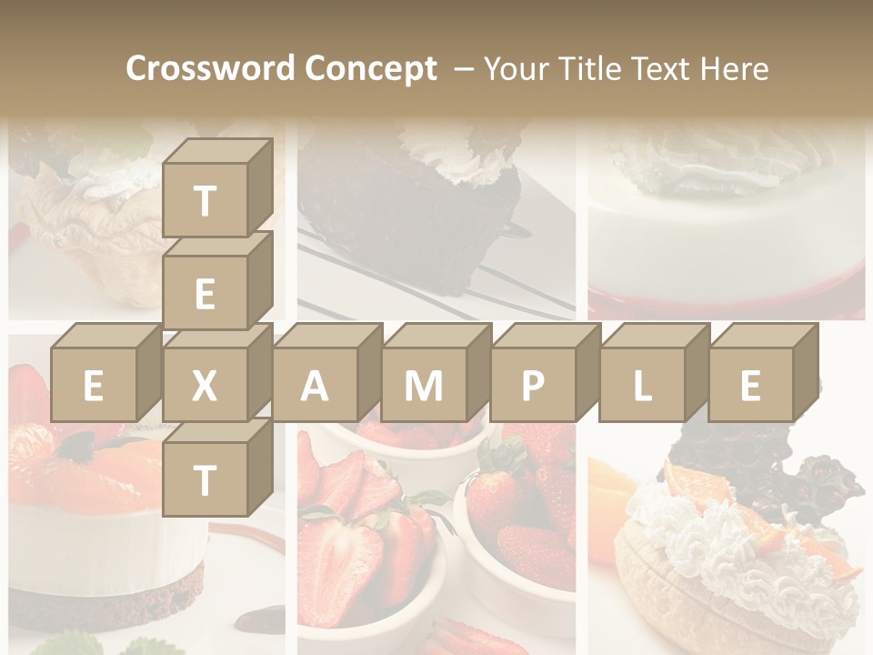 Herb Leave Cream PowerPoint Template