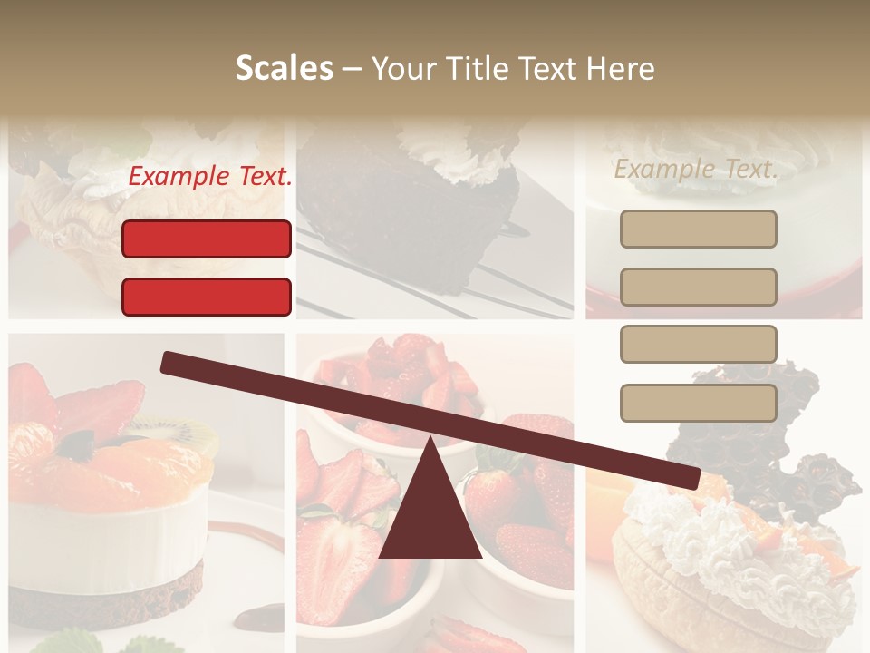 Herb Leave Cream PowerPoint Template