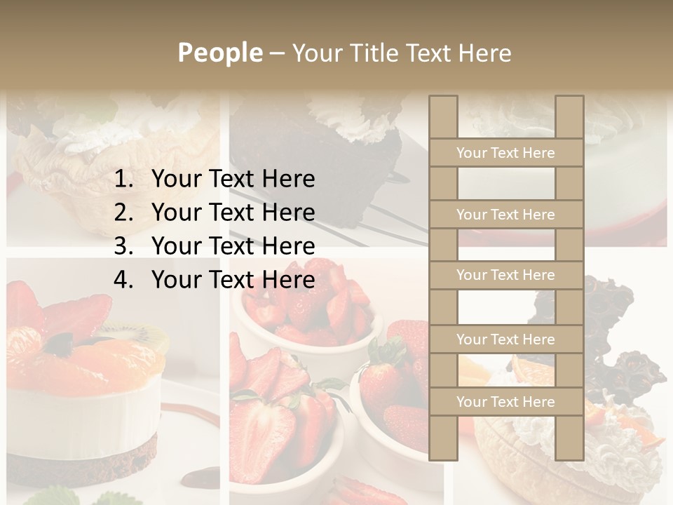 Herb Leave Cream PowerPoint Template