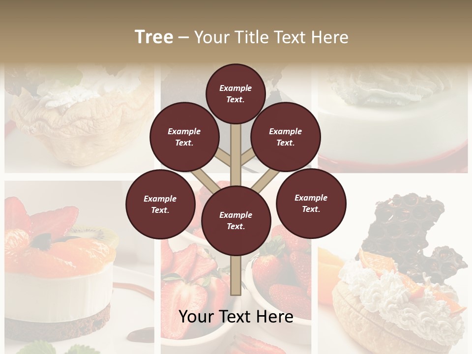 Herb Leave Cream PowerPoint Template