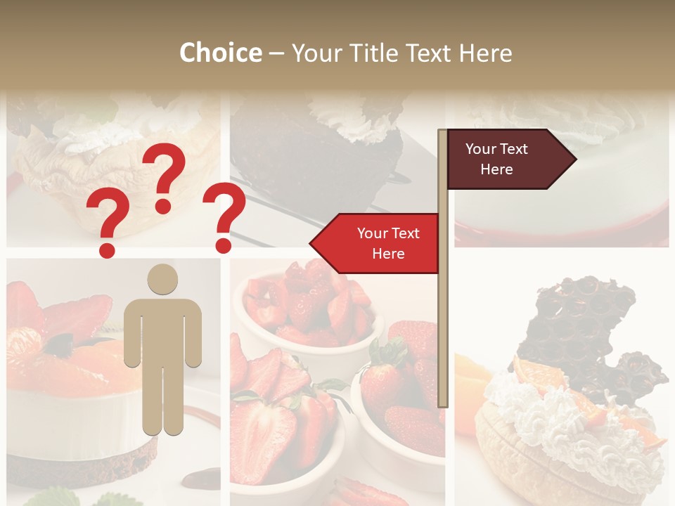 Herb Leave Cream PowerPoint Template