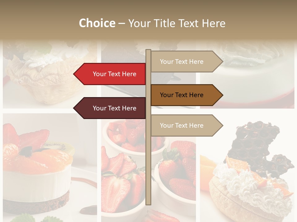 Herb Leave Cream PowerPoint Template