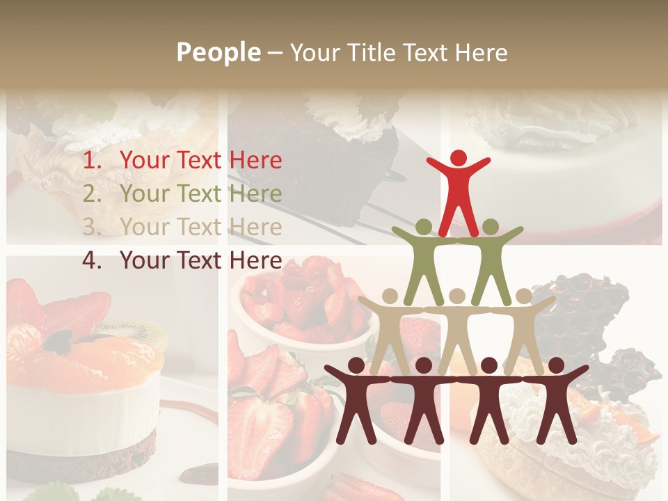 Herb Leave Cream PowerPoint Template