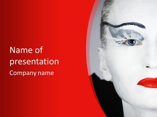 Beauty Make Up Underground PowerPoint Template