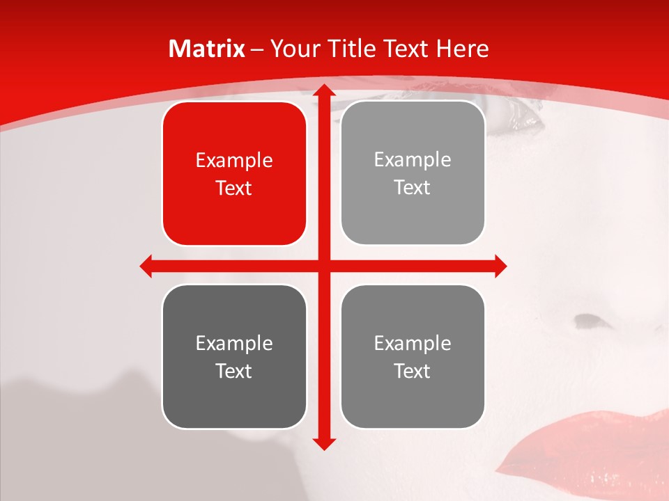 Beauty Make Up Underground PowerPoint Template