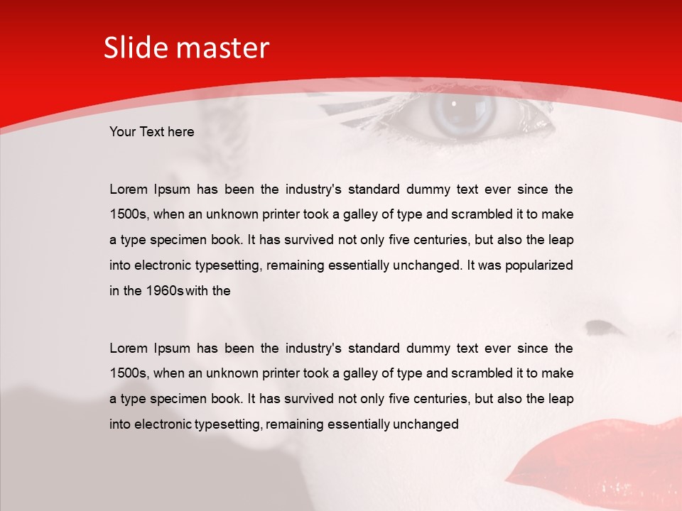 Beauty Make Up Underground PowerPoint Template