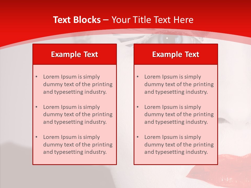 Beauty Make Up Underground PowerPoint Template