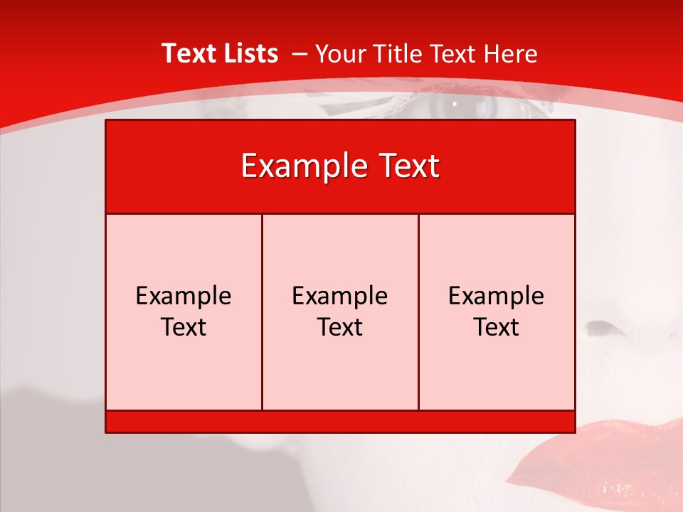 Beauty Make Up Underground PowerPoint Template