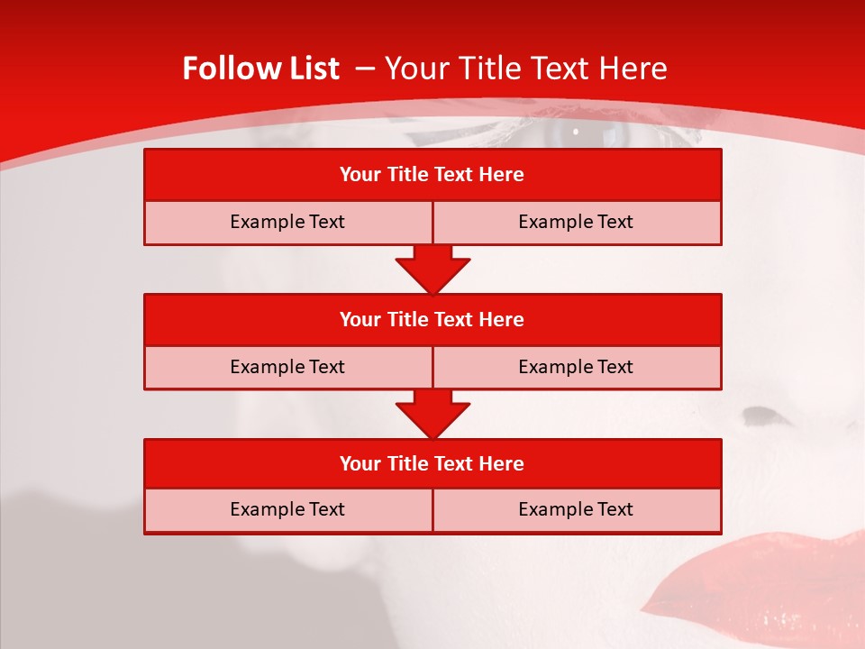 Beauty Make Up Underground PowerPoint Template