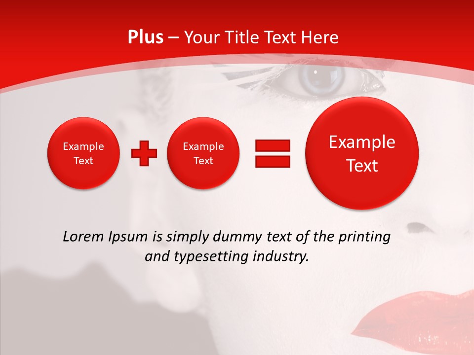 Beauty Make Up Underground PowerPoint Template