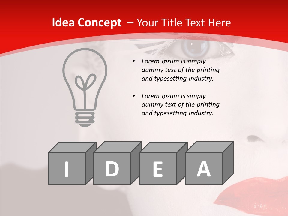 Beauty Make Up Underground PowerPoint Template