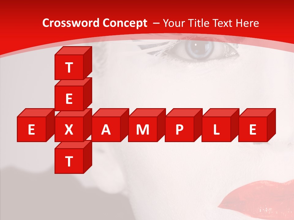 Beauty Make Up Underground PowerPoint Template