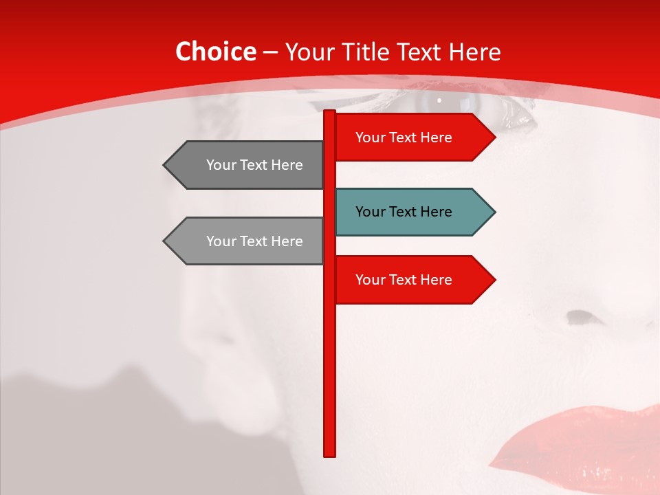 Beauty Make Up Underground PowerPoint Template
