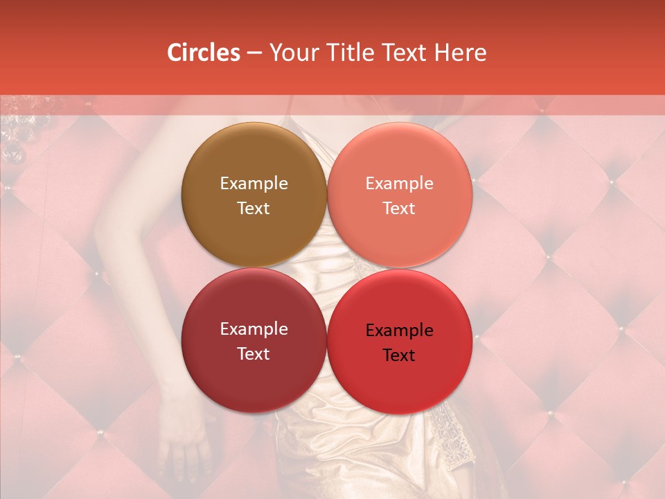 Model Long Gold PowerPoint Template