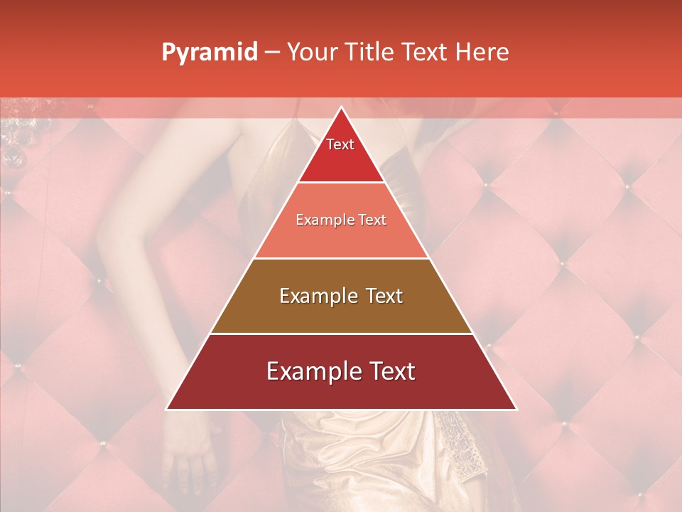 Model Long Gold PowerPoint Template