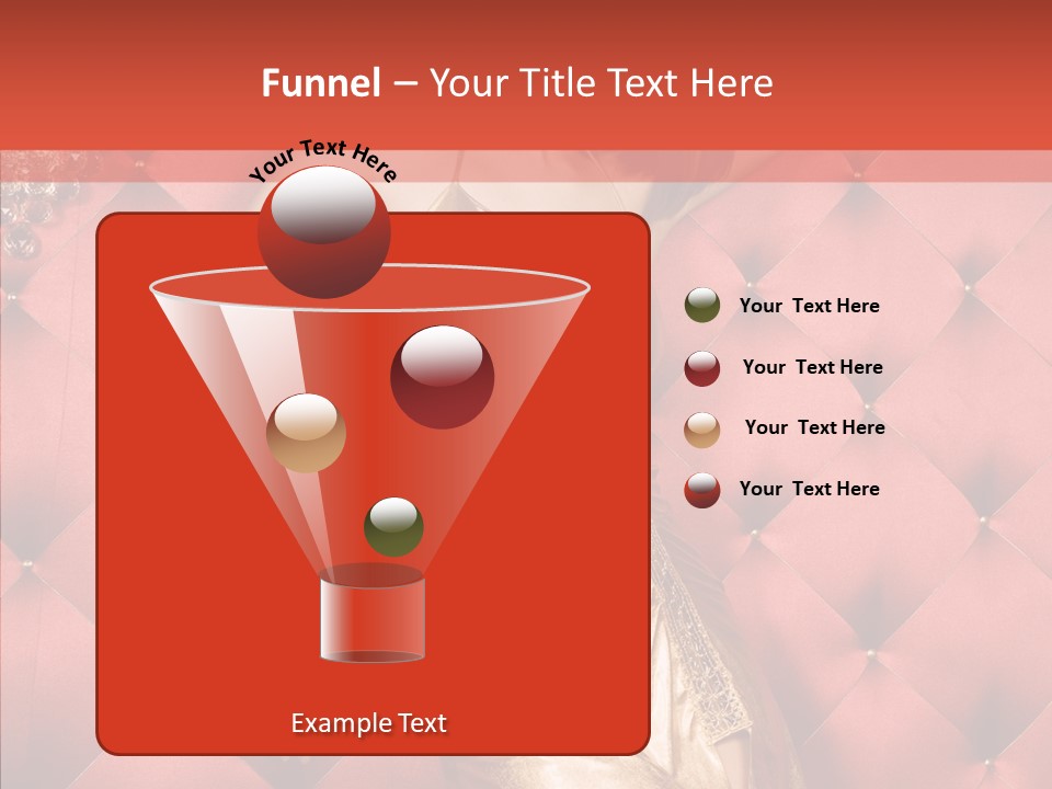 Model Long Gold PowerPoint Template