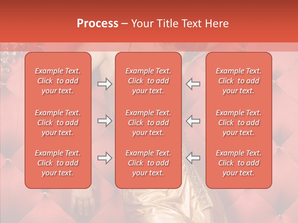 Model Long Gold PowerPoint Template